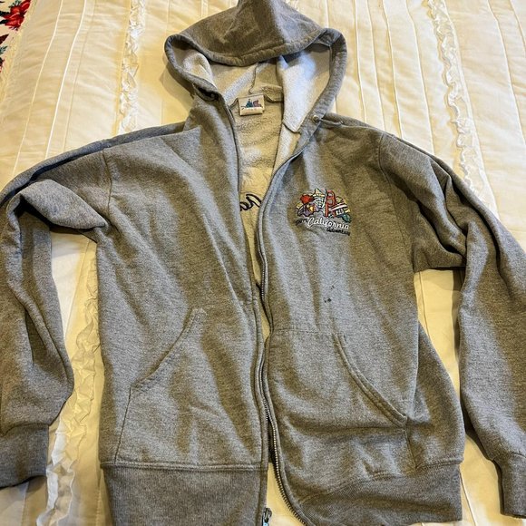 Vintage Disney California Adventure Hooded Sweatshirt Size Medium - Picture 1 of 5